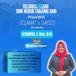 Selamat Dan Sukses atas dilantiknya Ibu Istiqomah, S.Kom.,M.M sebagai Kepala sekolah SMKN Tanjungsari